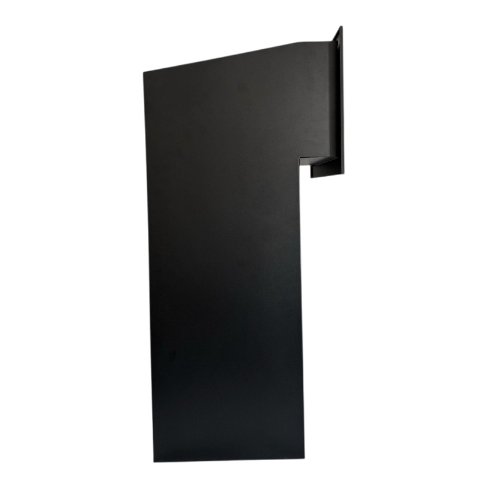 Rear Access Parcel Box For Gates And Fences   Sigma Paco VE2   Side