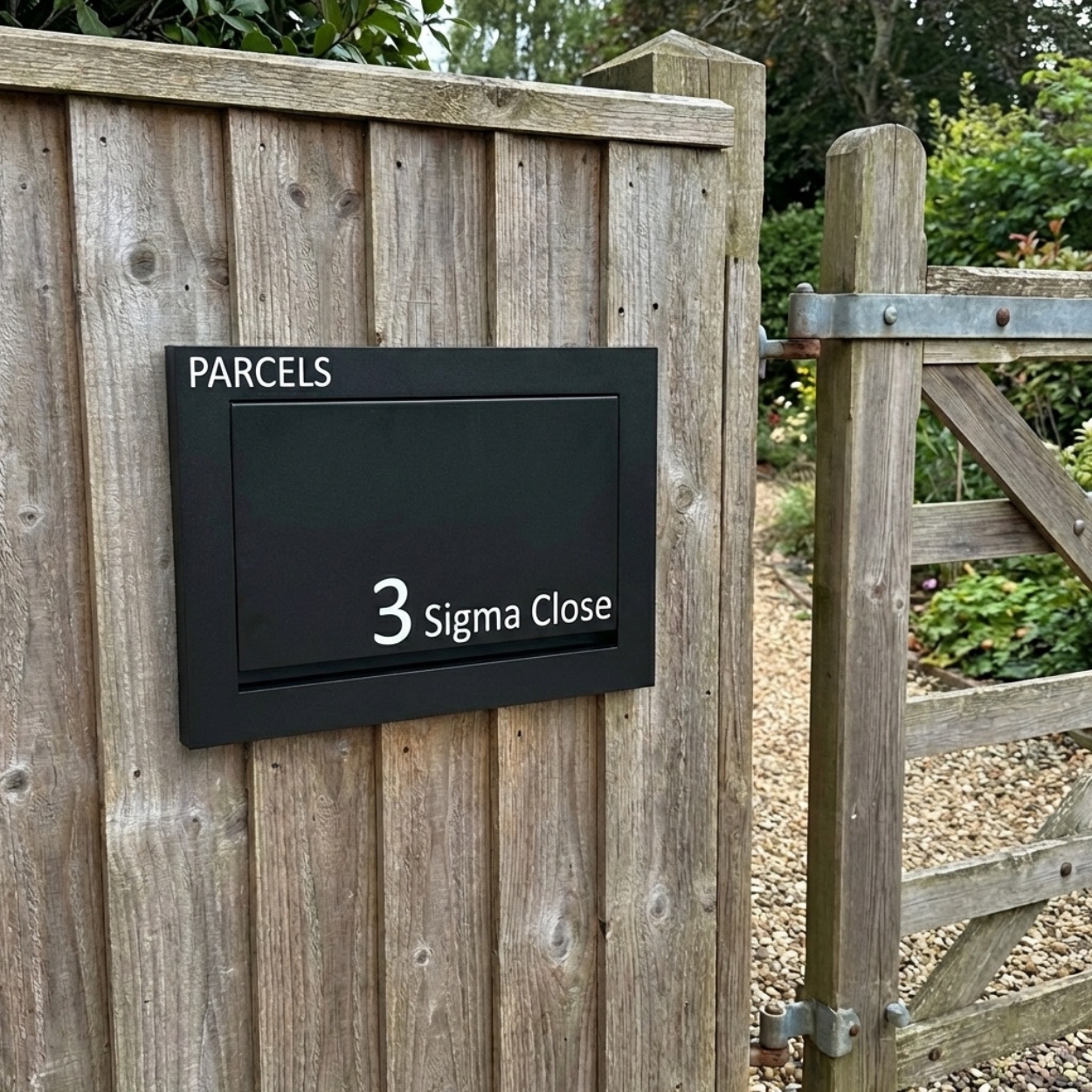 SIgma Paco VE2 Outdoor Parcel Box For Gates And Fences