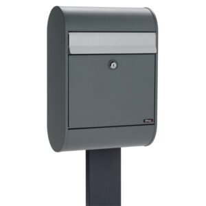 Free Standing Outdoor Letterbox Allux 5000 FR 2 Anthracite Grey Free Standing Outdoor Letterbox Allux 5000 FR 2 Anthracite Grey