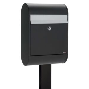 Free Standing Outdoor Letterbox Allux 5000 FR 2 Black Free Standing Outdoor Letterbox Allux 5000 FR 2 Black