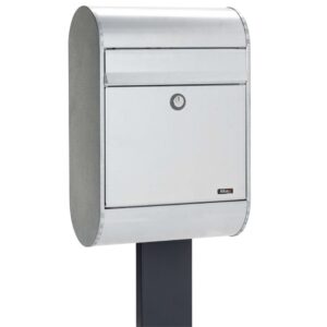 Free Standing Outdoor Letterbox Allux 5000 FR 2 Galvanised Steel Free Standing Outdoor Letterbox Allux 5000 FR 2 Galvanised Steel