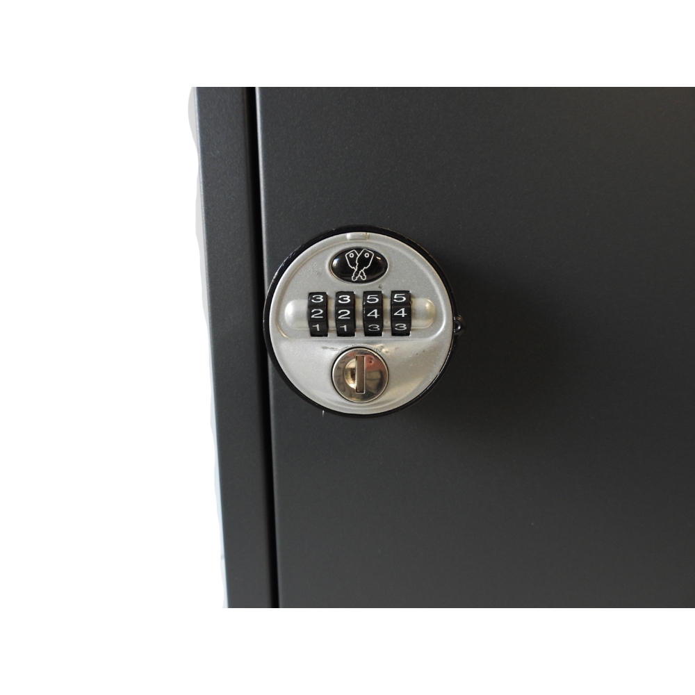 Buzzard Extra Large Rear Access Parcel Box   Combination Lock Close Up 2