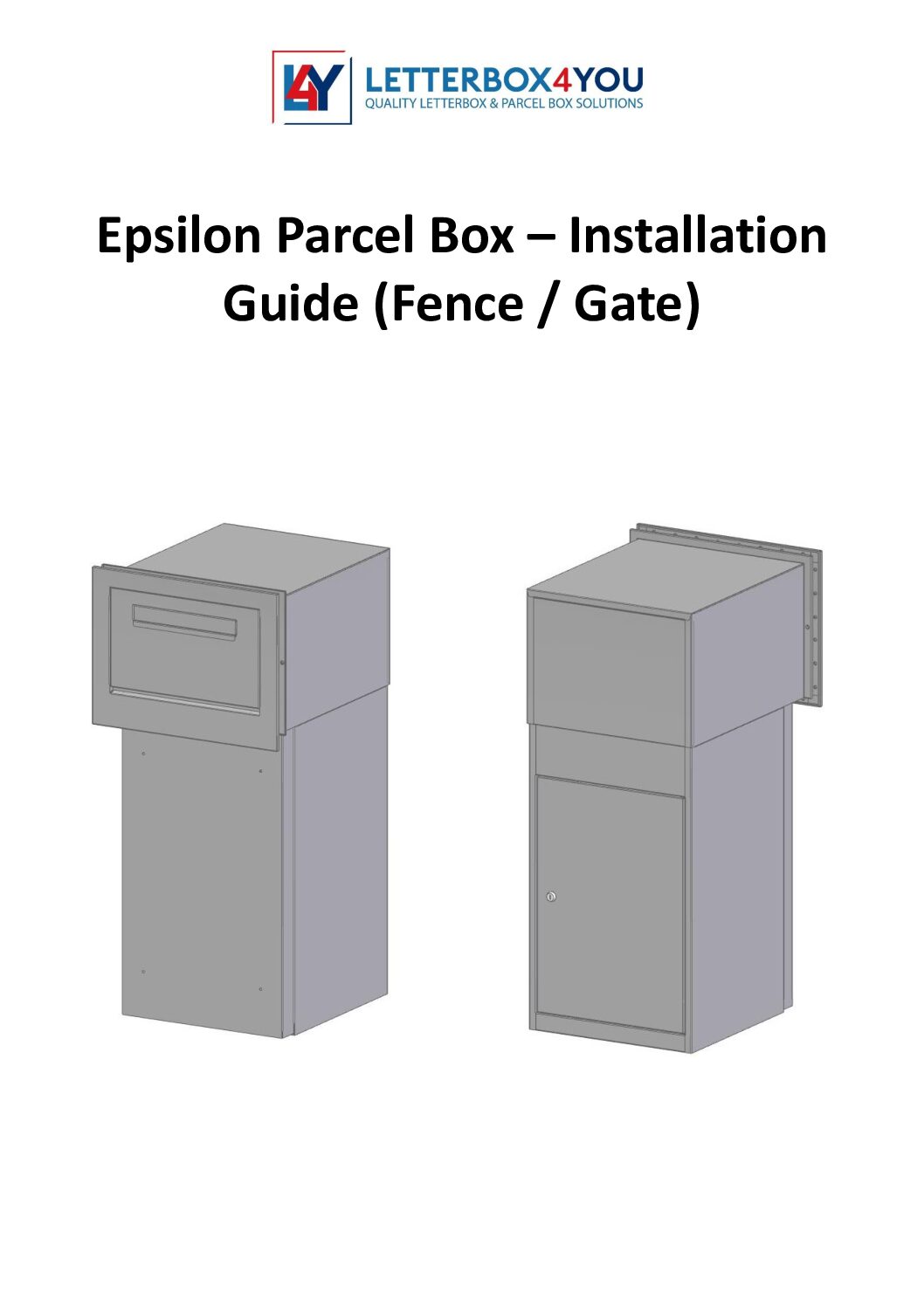 EPSILON   Installation & Assembling Instruction VE 02