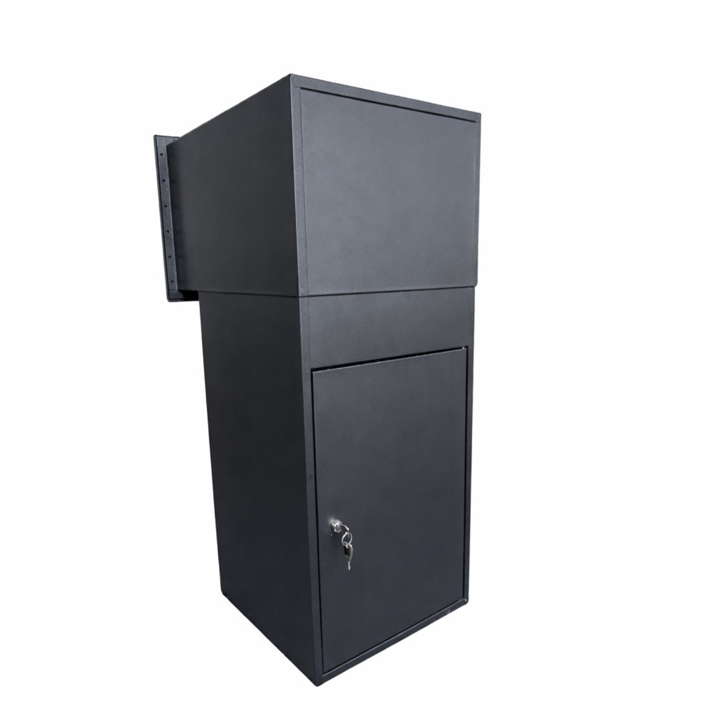 Extra Large Parcel Box For Gates And Fences Epsilon Back   Anthracite Grey