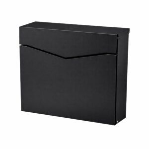 Post Box For House Lockable Outdoor Metal Wall Mounted Letterbox Robin Black Post Box For House Lockable Outdoor Metal Wall Mounted Letterbox Robin Black