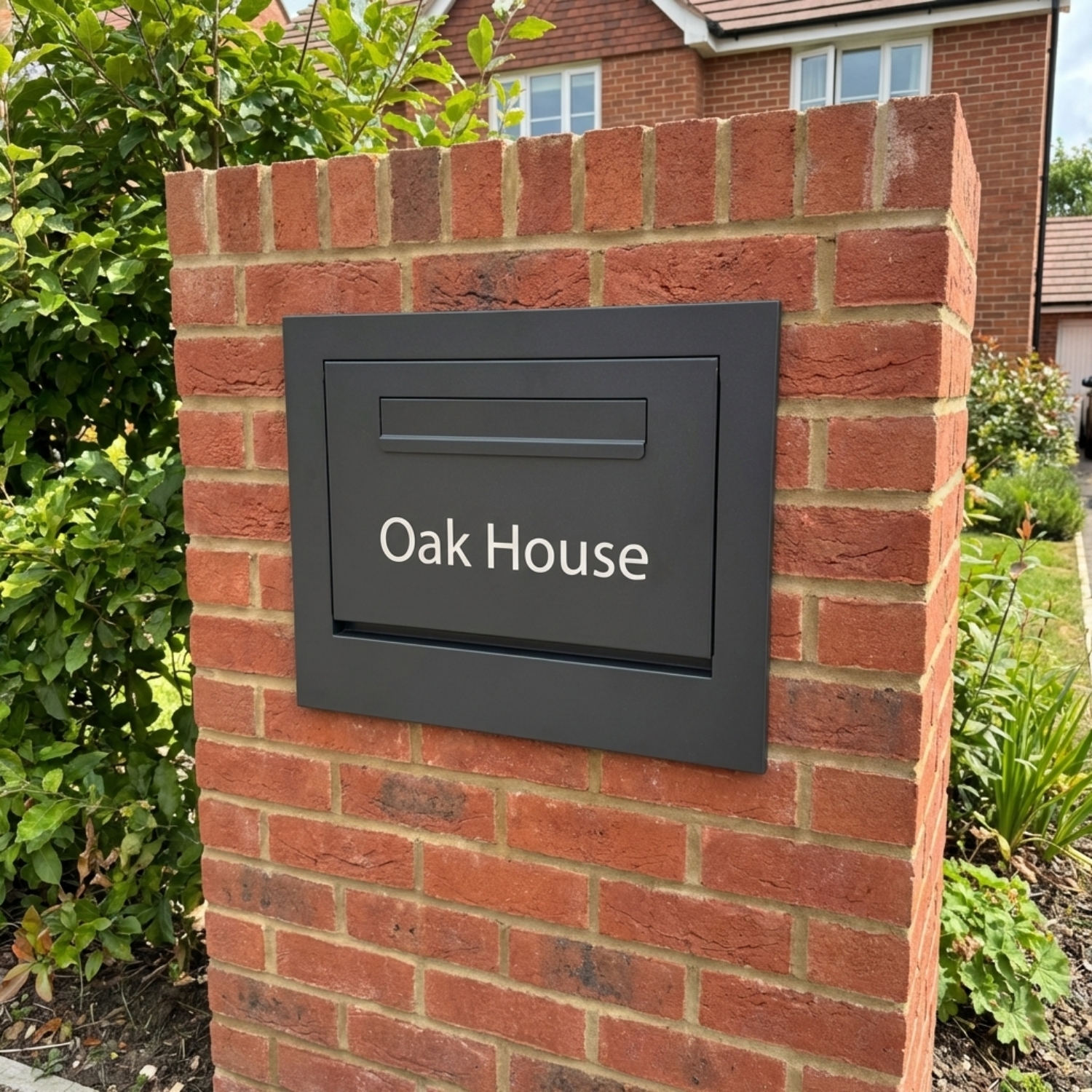 Extra Large Parcel Box For Through The Wall Epsilon Anthracite Grey