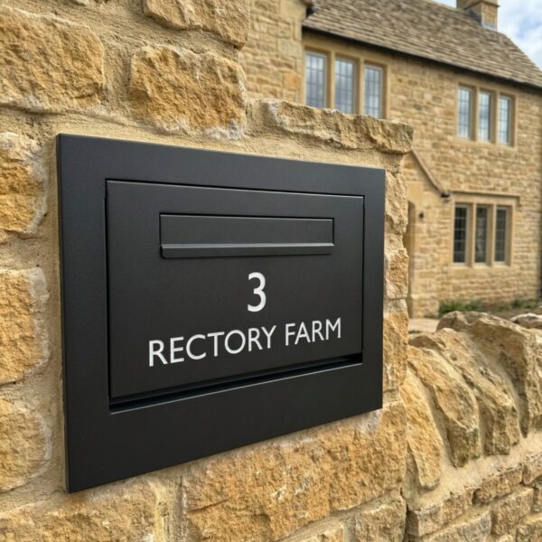 Through The Wall Parcel Box Extra Large Epsilon Black