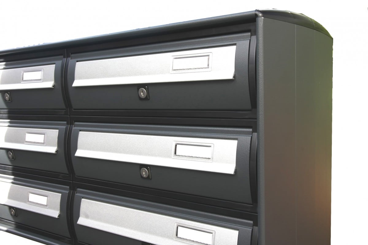 Curve multiple all mounted mailboxes CURVE1-1 edited