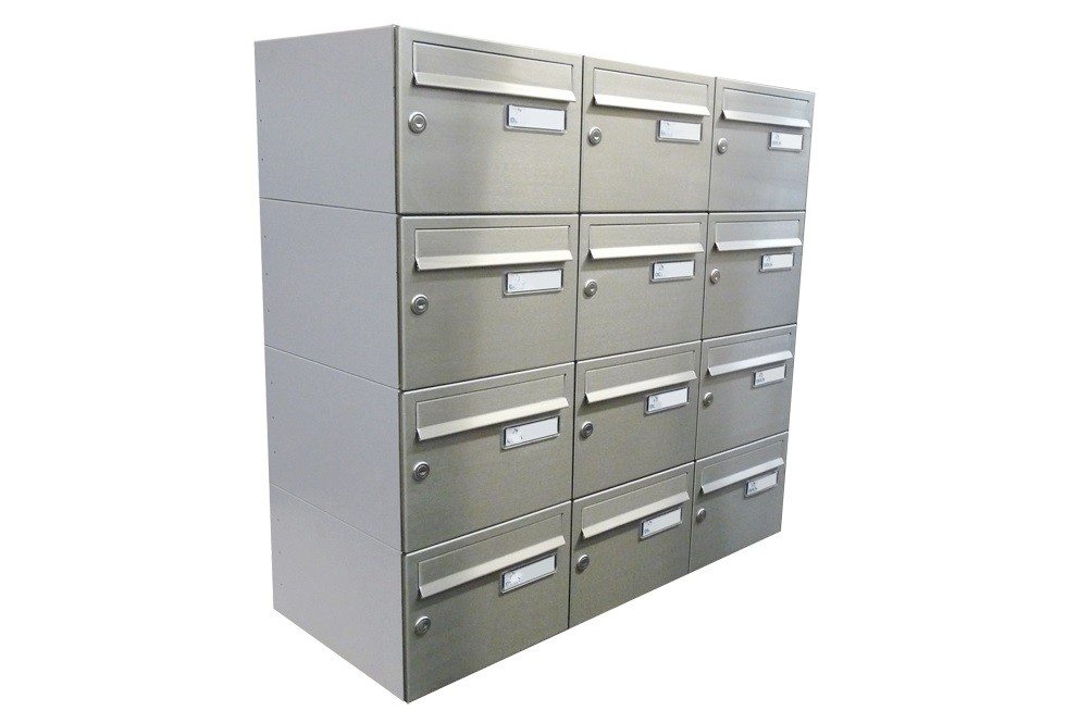City Hall LBD-21 Wall Mounted Stainless Steel Post Boxes