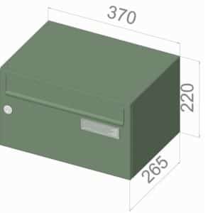 City Hall LBD-217 Wall Mounted Post Boxes with dimensions City Hall LBD-217 Wall Mounted Post Boxes with dimensions