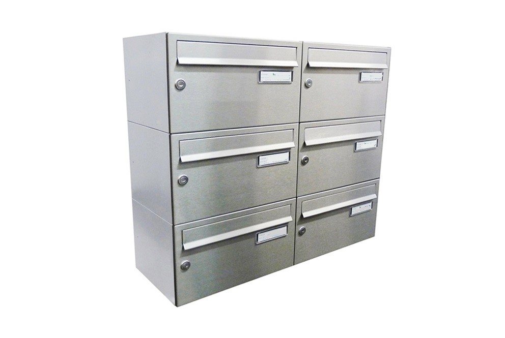 City Hall LBD-217 Wall Mounted Stainless Steel Post Boxes