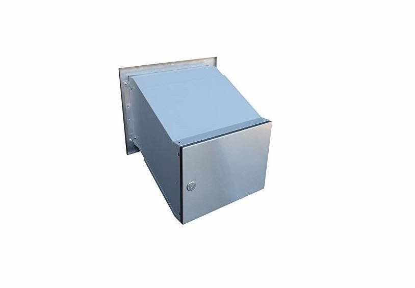 LDD-241 Telescopic High Capacity Through The Wall Stainless Steel Letterbox