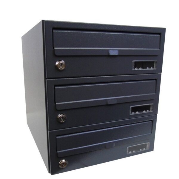 Urban Easy E2 wall mounted multiple post boxes for flats Post Boxes