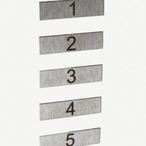 Flats numbers for multiple letterboxes