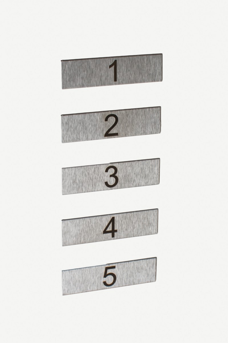 Flats numbers for multiple letterboxes