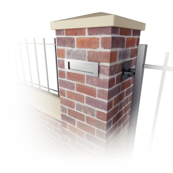 Stamford Brass and Steel Through The Wall Letterbox