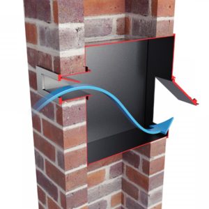 Stamford Brass and Steel Through The Wall Stamford Letterbox Stamford Brass and Steel Through The Wall Stamford Letterbox