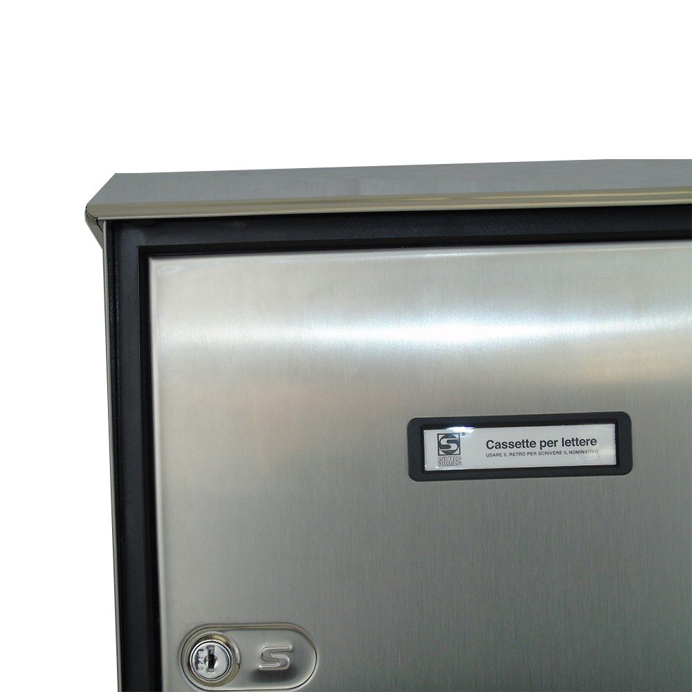 Moda Italiana S90 High Quality Stainless Steel Close Letterbox