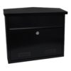 SD3 Large exterior wall mounted post box SD4 Large wall mounted exterior letterbox Black