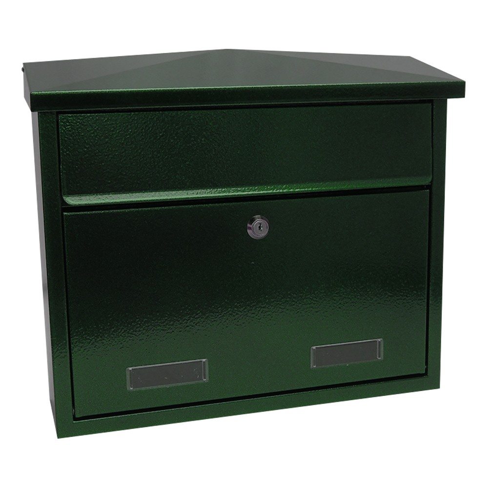 SD3 Large exterior wall mounted post box SD5 Large wall mounted exterior letterbox Antique Green