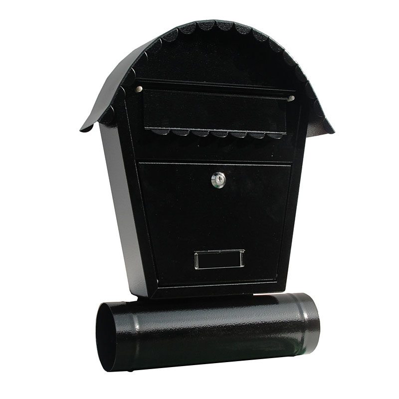 SO2T Outdoor letterbox with newspaper holder