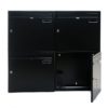W4 Wall mounted external letterbox - Gang of four open