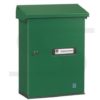 serenissima wall mounted green letterbox